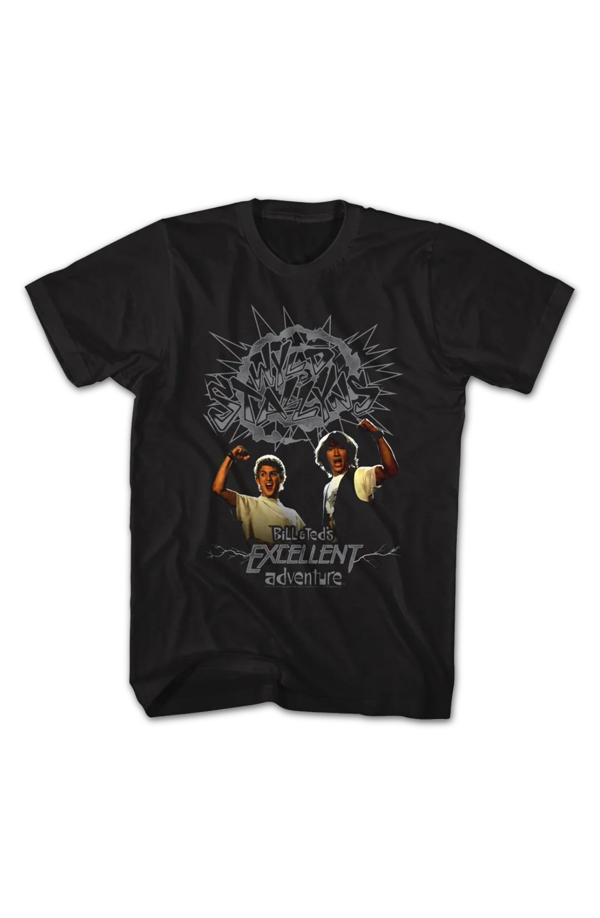 Wyld Stallyns Fist Pumps Bill & Ted's Excellent Adventure T-Shirt - Image 2