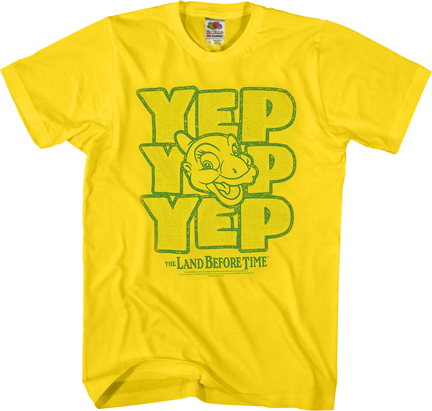 Yellow Ducky Yep Yep Yep Land Before Time T-Shirt