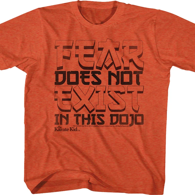 Youth Fear Does Not Exist In This Dojo Karate Kid Shirt