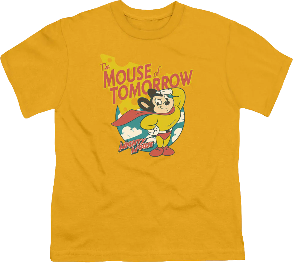 Youth The Mouse of Tomorrow Mighty Mouse Shirt
