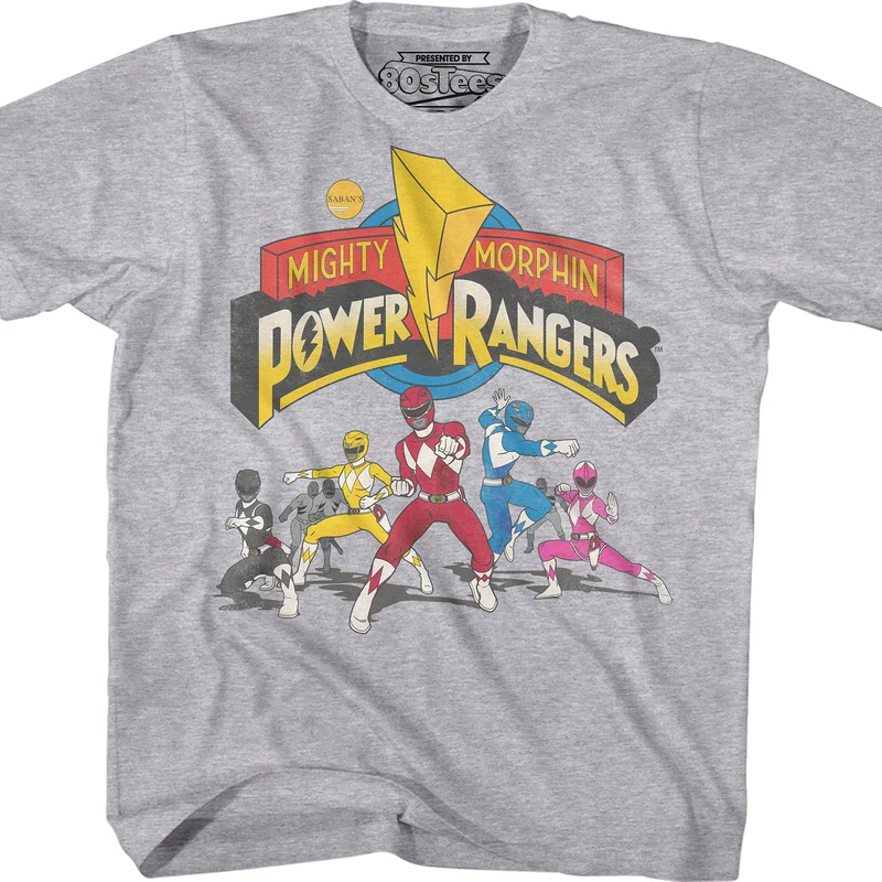 Youth Vintage Group Mighty Morphin Power Rangers Shirt