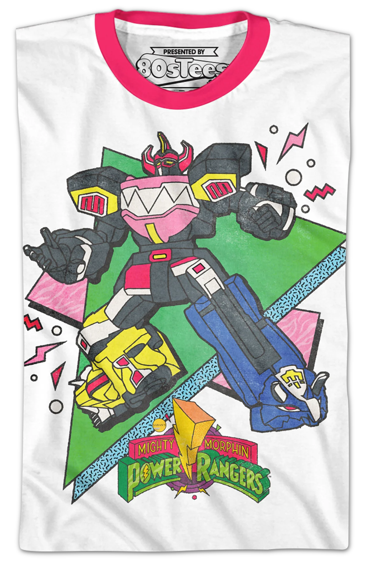 Youth Vintage Dinozord Mighty Morphin Power Rangers Shirt - Image 2