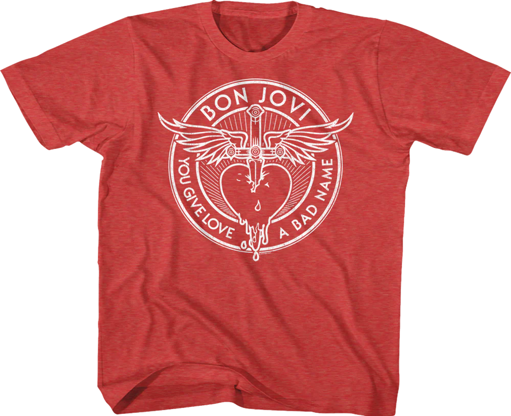 Youth You Give Love A Bad Name Bon Jovi Shirt